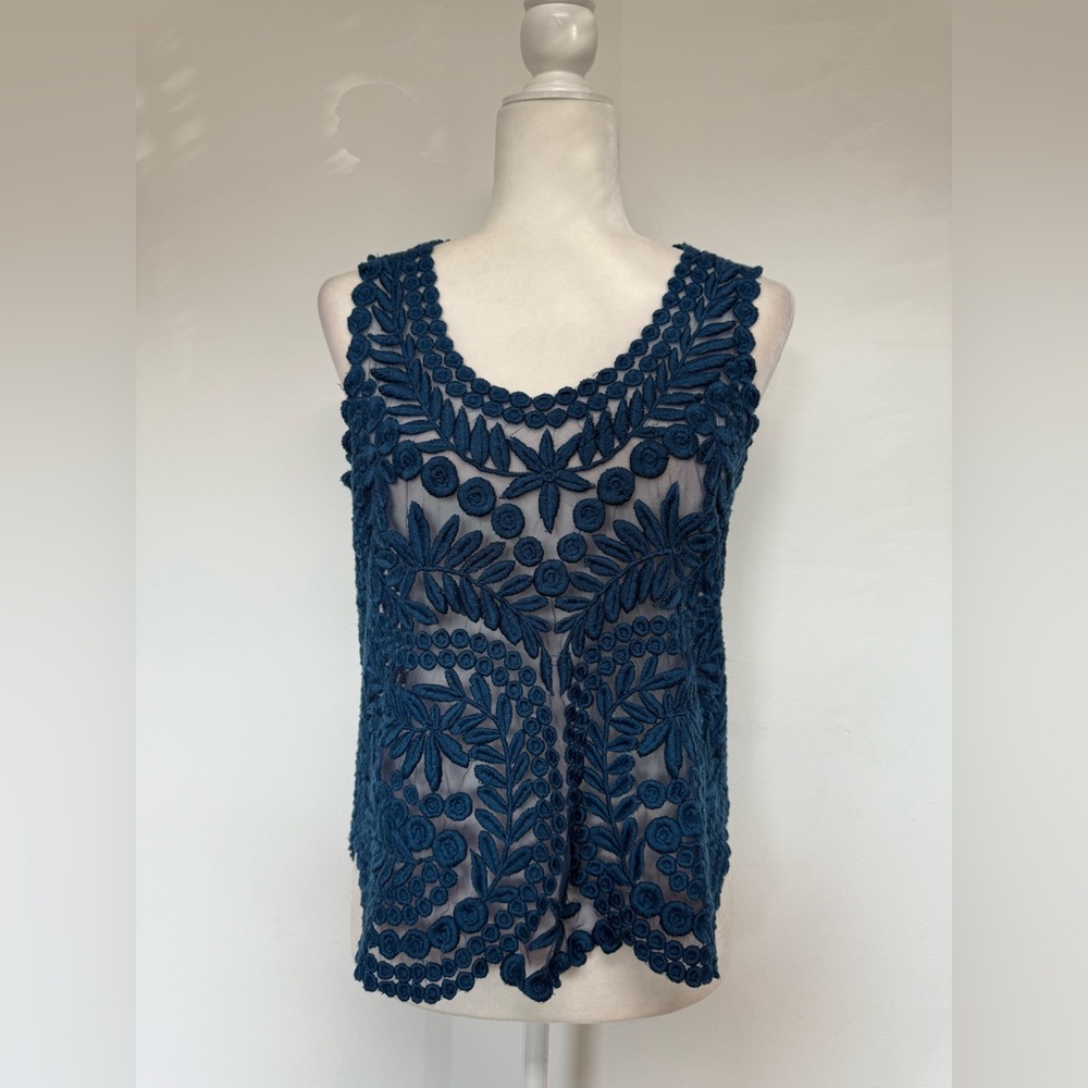 Blue Lace Baraschi Tank